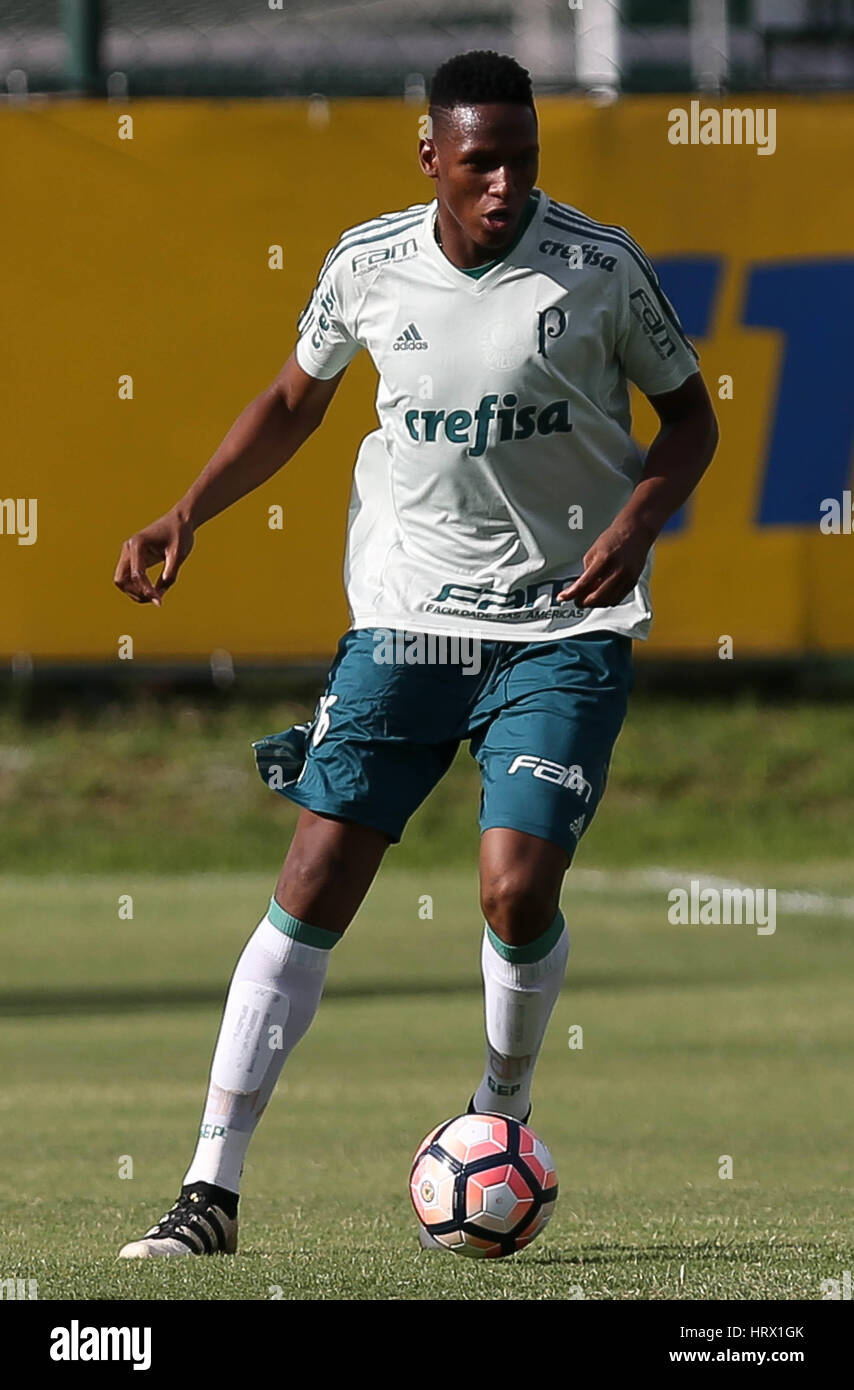 SÃO PAULO, SP 04.03.2017 TREINO DO PALMEIRAS The player Mine, SE