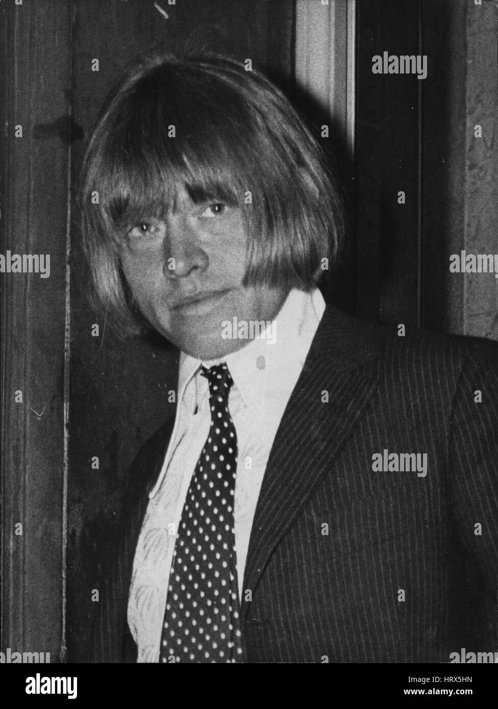 Jul. 07, 1969 - Brian Jones found dead: Brian Jones, who recently left the Rolling Stones pop group, was found dead eary today in his open-air swimming pool at his &pound;30,000 country home at Hartfield, Sussex. He is believed to have died during a midnight swim, apparently as the result of an asthma attack. photo shows Brian Jones-Who was found dead early today. (Credit Image: © Keystone Press Agency/Keystone USA via ZUMAPRESS.com) Stock Photo