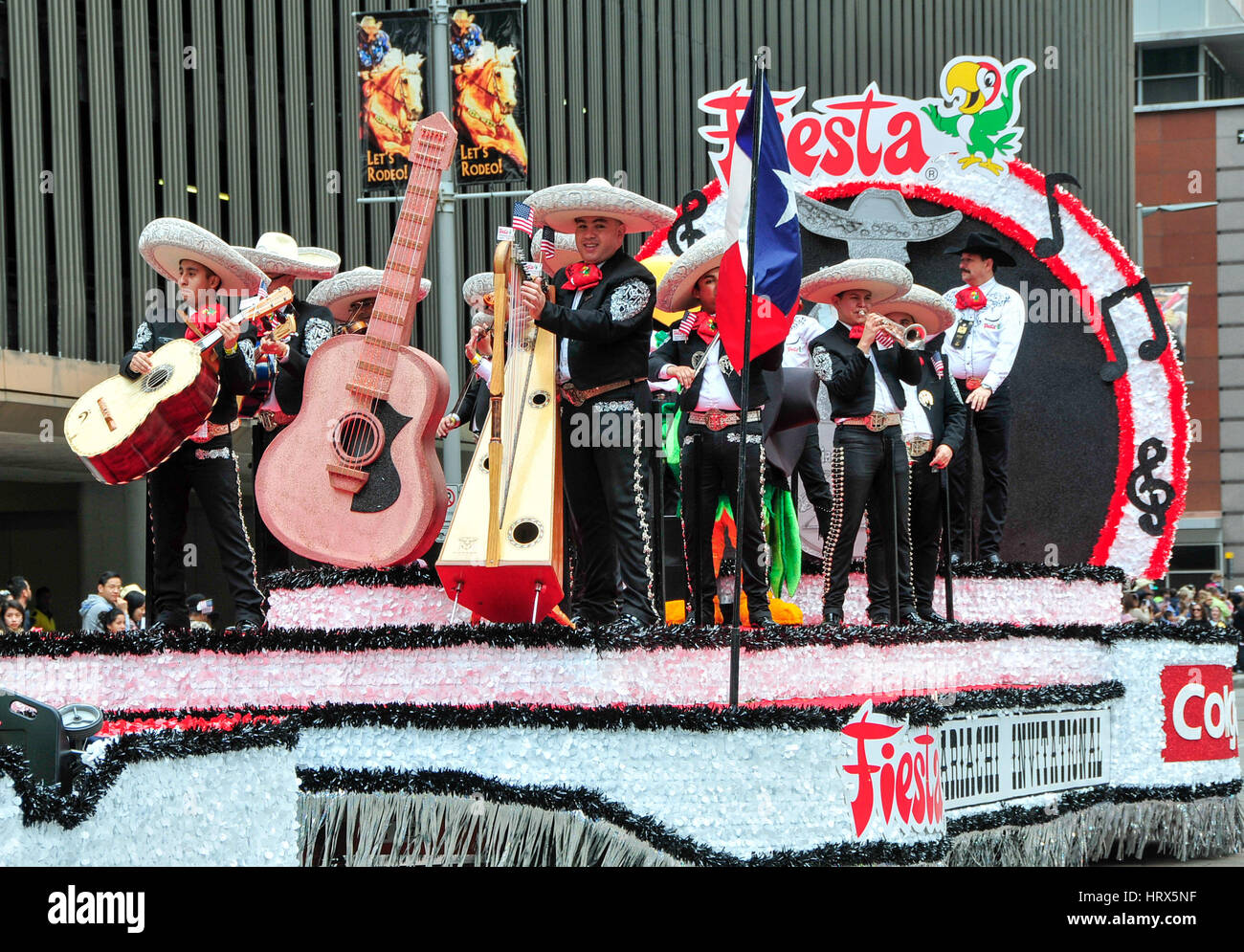 Houston, USA. 4th Mar, 2017. A Mexican band perform during the Houston ...