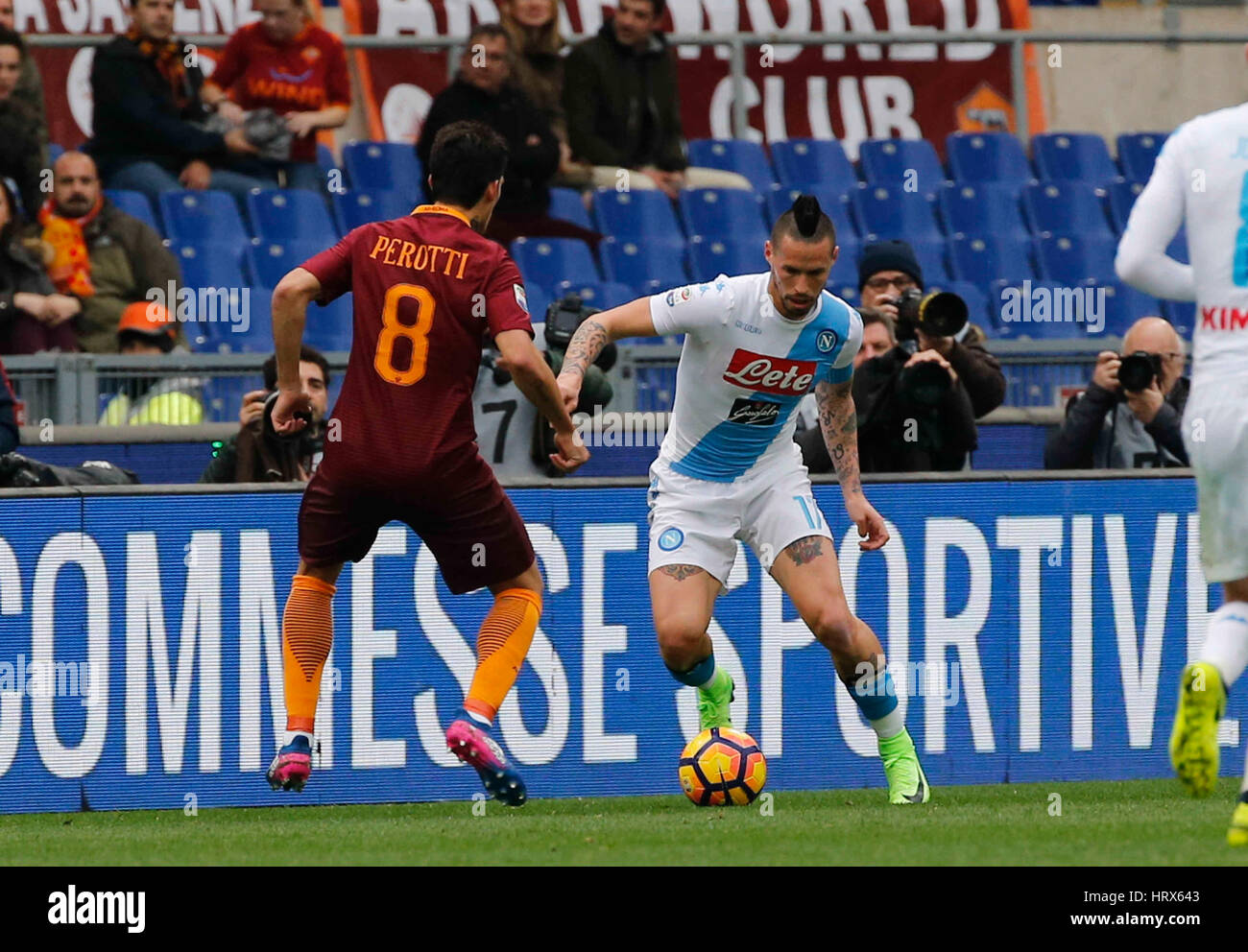 Rome, Italy. 04th Mar, 2017. Marek Hamsik during the italian serie a ...