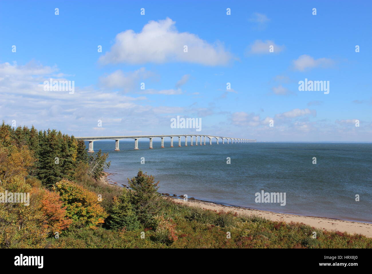 Bridge from New Brunswick to Prince Edward Island Stock Photo Alamy