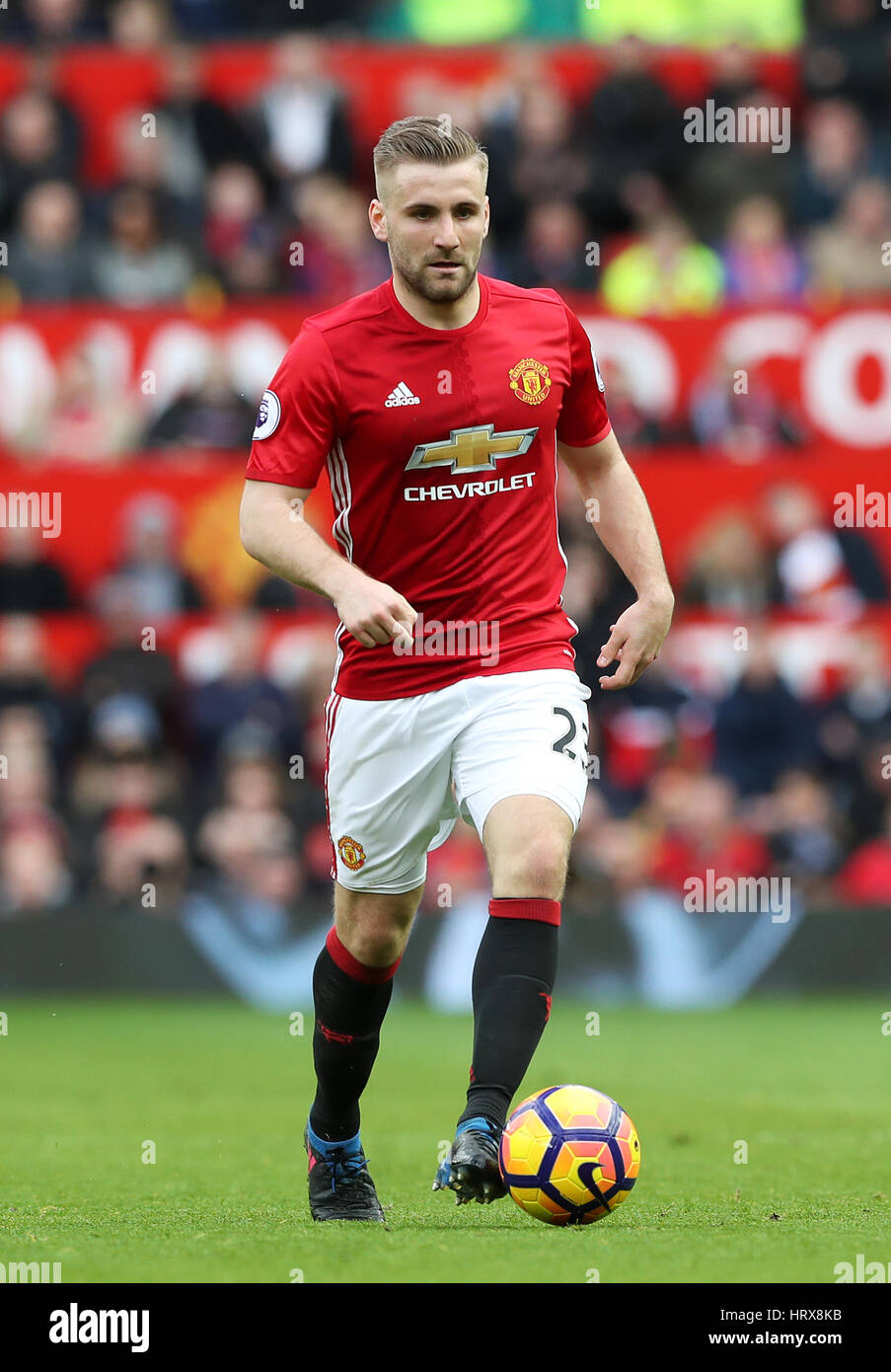 Manchester United's Luke Shaw Stock Photo Alamy