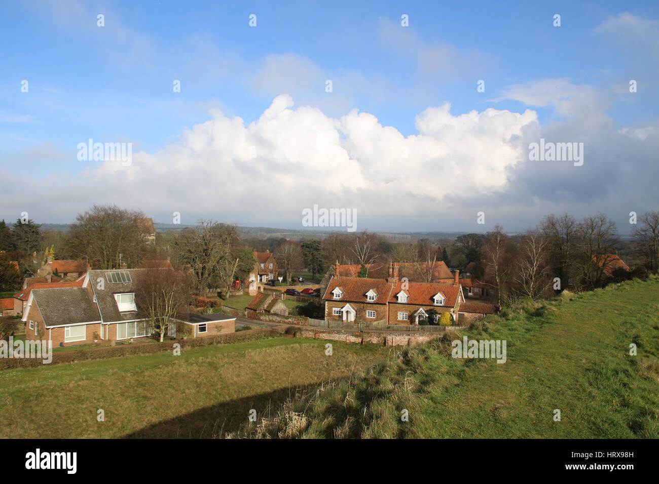 Castle Rising 12th Century Medieval castle, Norfolk Stock Photo - Alamy
