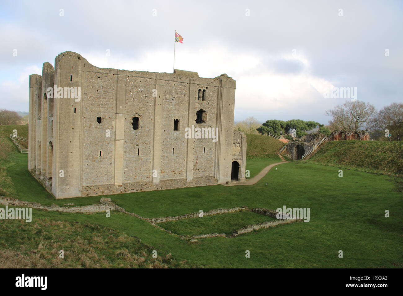 Castle Rising 12th Century Medieval castle, Norfolk Stock Photo - Alamy