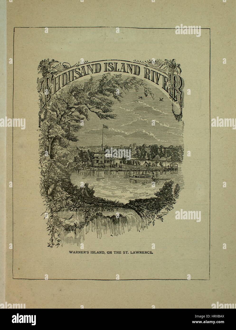 Sheet Music Cover Image Of The Song Thousand Island River A New And Beautiful Song Donated To The Public By Hh Warner And Co With Original Authorship Notes Reading Na 1900 The