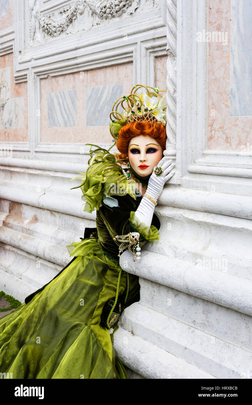 Carnival of Venice, Carnevale di Venezia, Masquerade Stock Photo