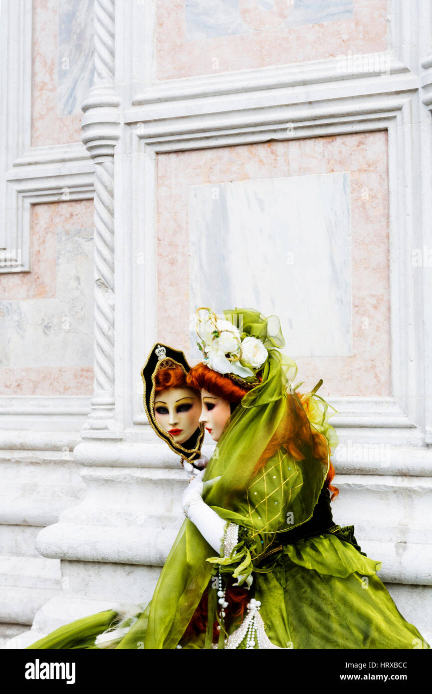 Carnival of Venice, Carnevale di Venezia, Masquerade Stock Photo