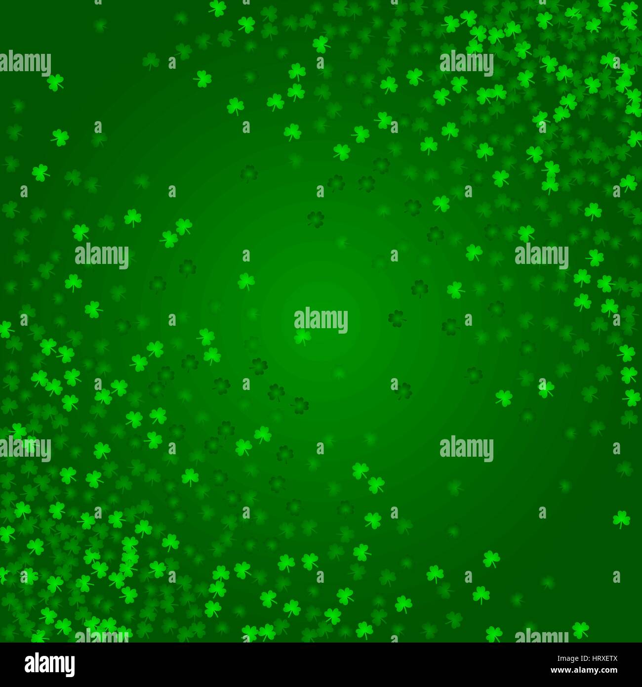 Square Saint Patricks Day background with clover Stock Vector Image ...