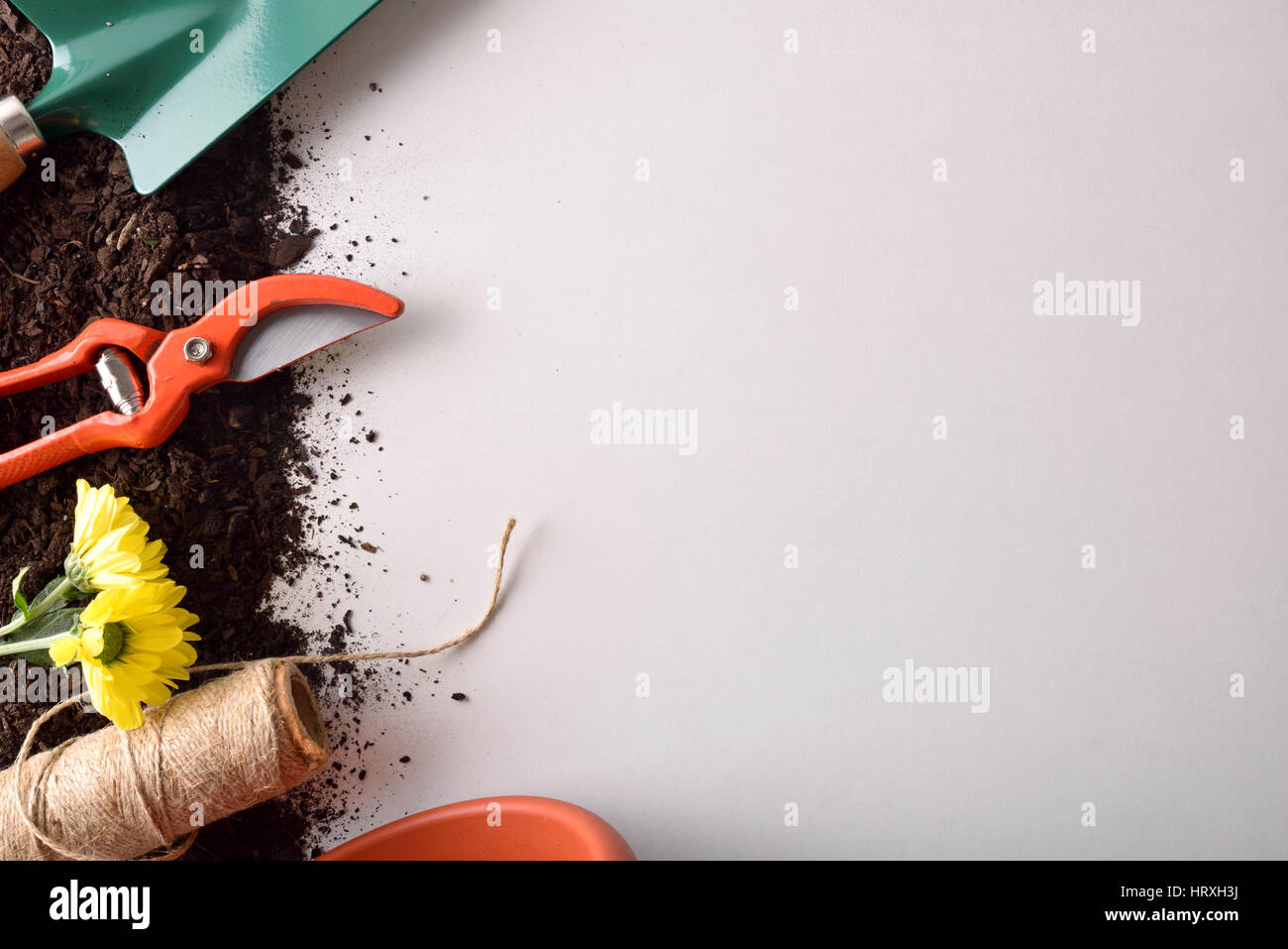 Gardening tools plants flowers hi-res stock photography and images - Alamy