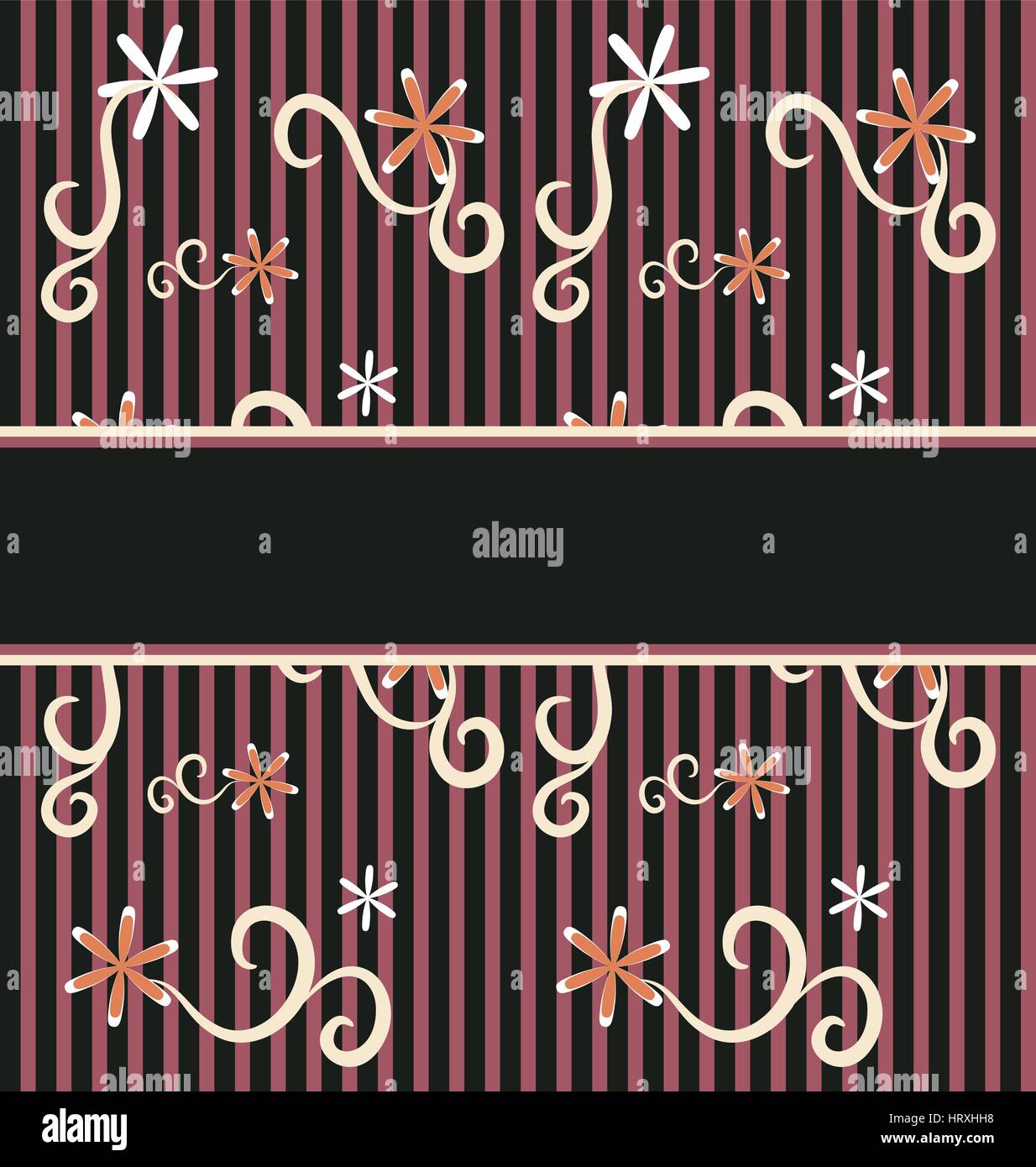 flowers and flourish background Stock Vector Image & Art - Alamy