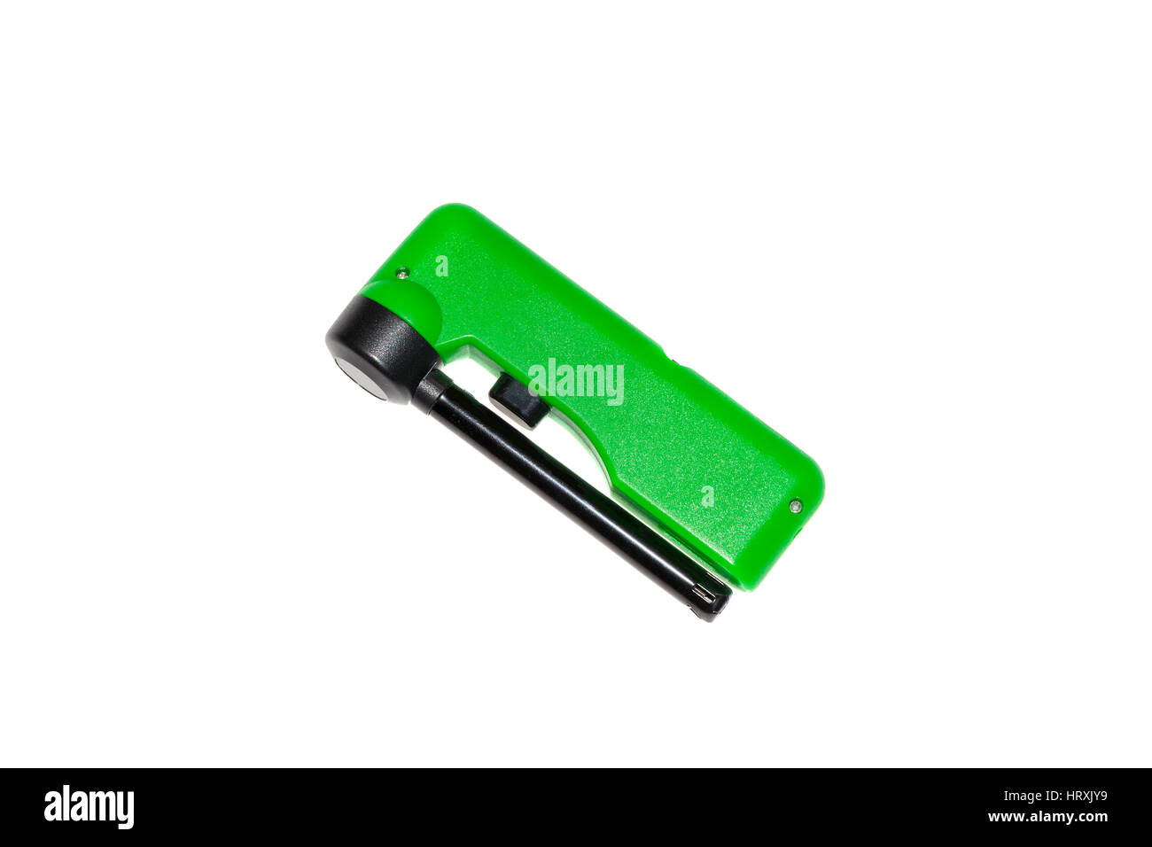 collapsible pocket gas lighter gun for gasstove isolated on a white