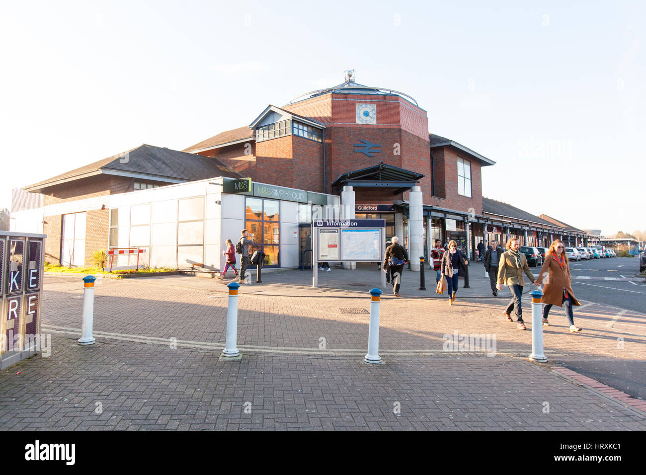 Guildford Railway station, Surrey, England, United Kingdom. Stock Photo