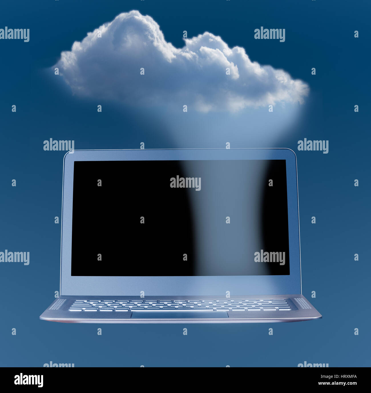 Concept image for cloud computing and online applications showing web ...