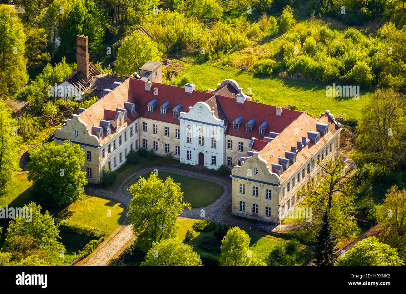 Castle Fürstenberg Havel, Fürstenberg / Havel, Mecklenburg Lake District, Mecklenburg Lake District, Brandenburg, Germany Stock Photo