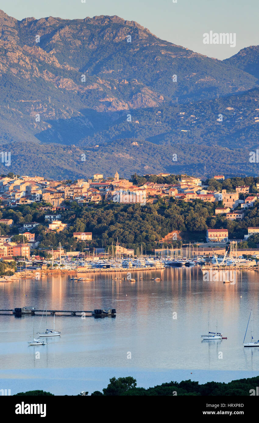 Sunrise over Porto Vecchio, Corsica, France Stock Photo Alamy