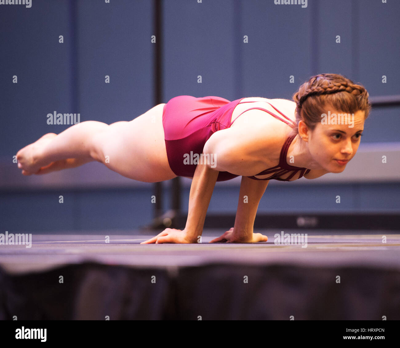 Competitive yoga asana hi-res stock photography and images - Alamy