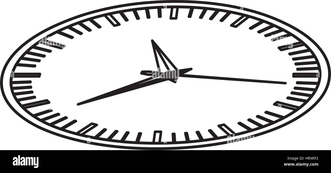 silhouette display stopwatch graphic icon flat Stock Vector Image & Art ...