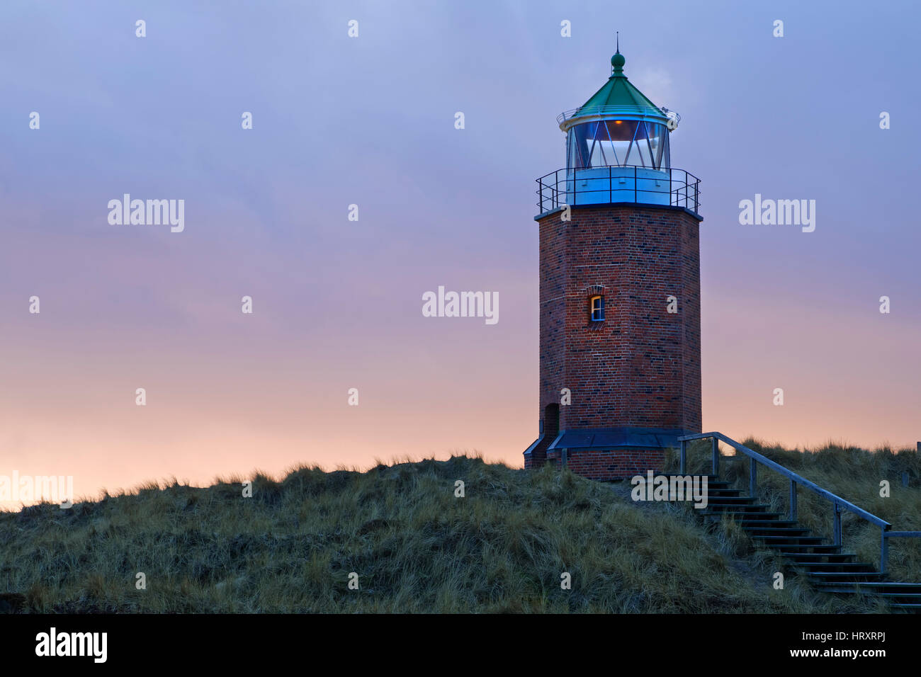 Old lighthouse, Kampen, Sylt, North Frisia, Schleswig-Holstein, Germany, Europe Stock Photo