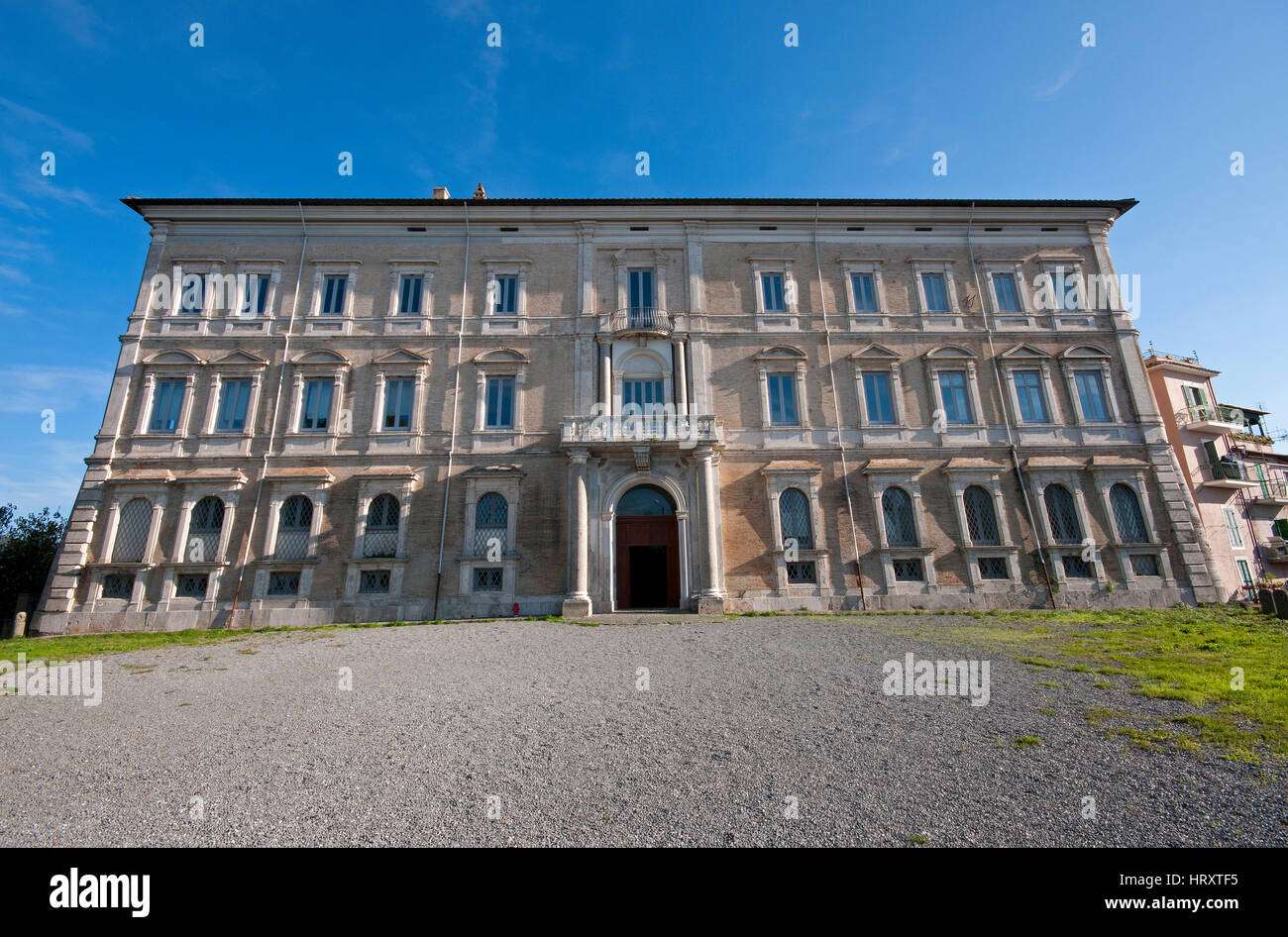 Cesarini Sforza palace, Genzano di Roma, Lazio, Italy Stock Photo