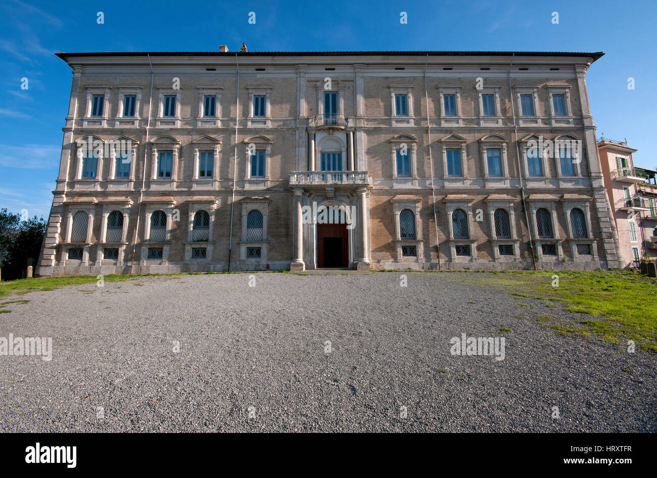 Cesarini Sforza palace, Genzano di Roma, Lazio, Italy Stock Photo