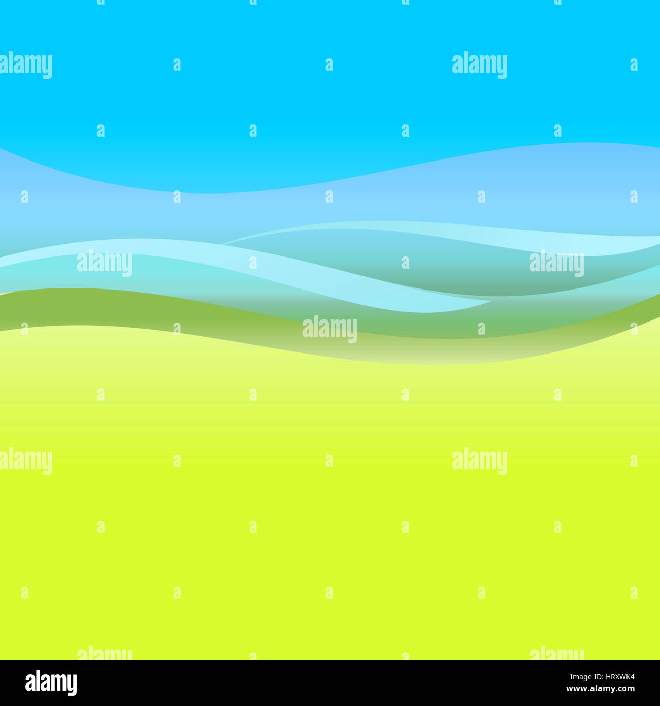 blue and green abstract vector waves Stock Photo - Alamy