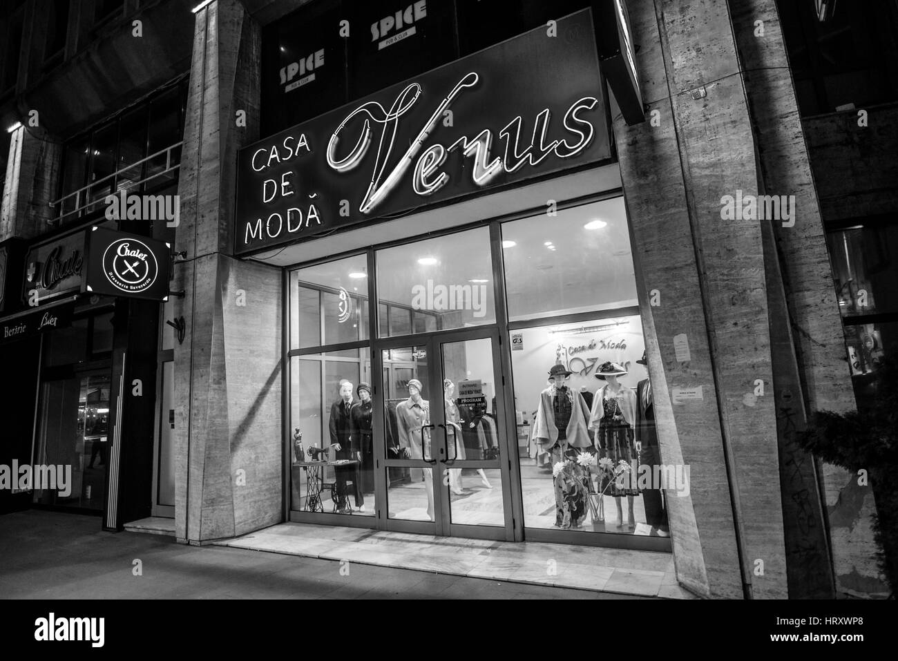 Casa de Moda Venus, Fashion House, Bucharest, Romania Stock Photo - Alamy