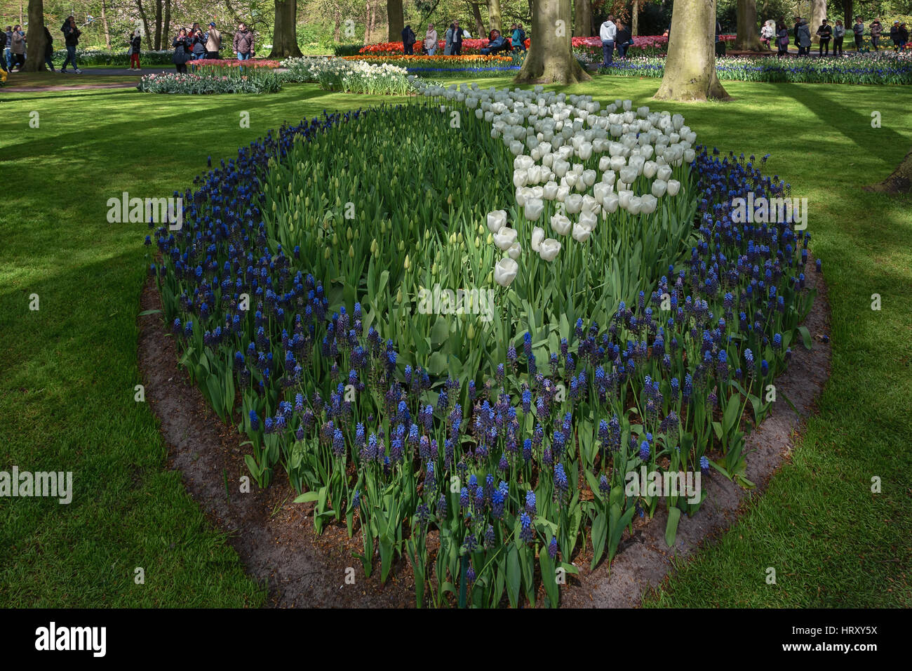 Lisse, Netherlands May 4, 2015 Visitors to Keukenhof, the largest