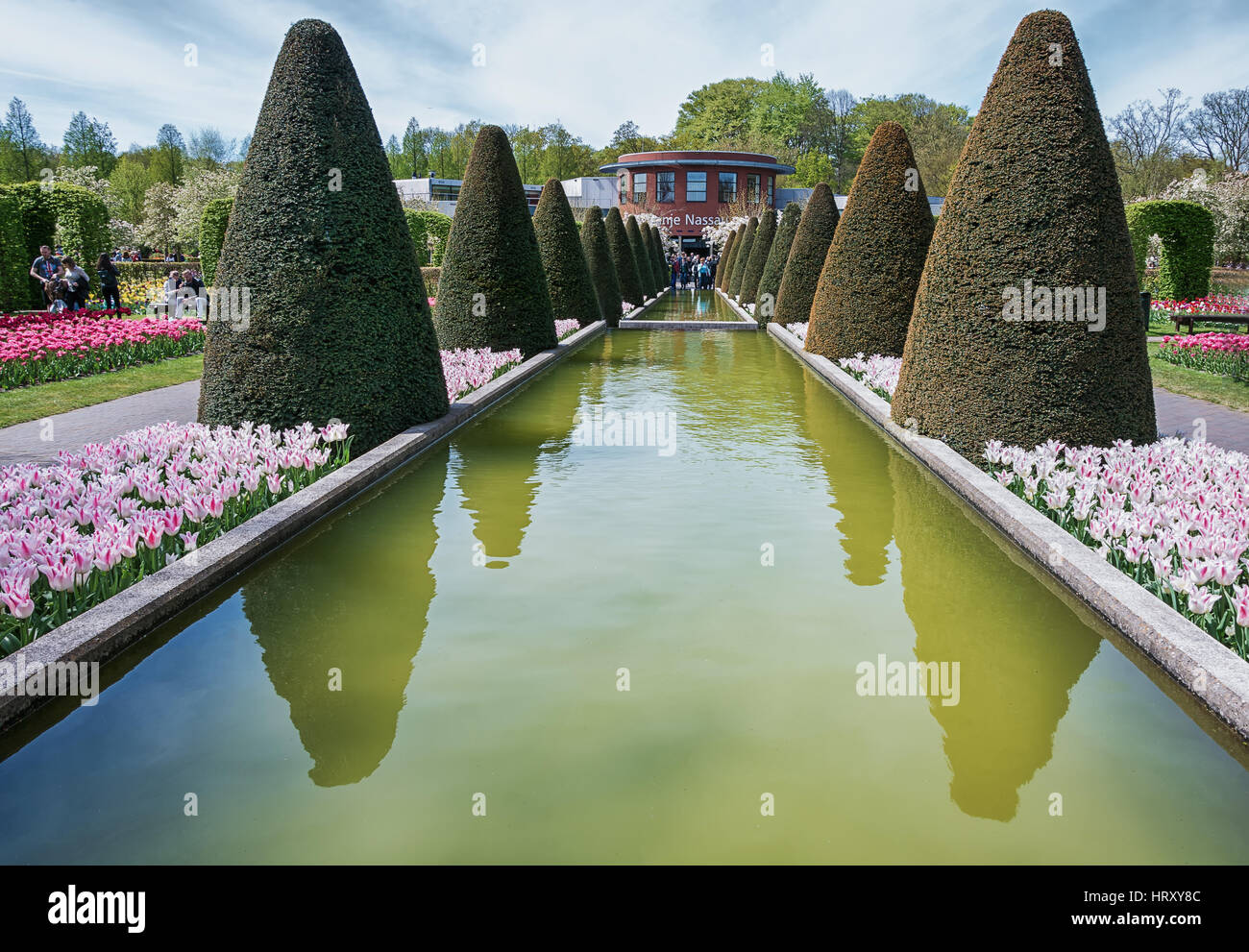 Lisse, Netherlands May 4, 2015 Visitors to Keukenhof, the largest