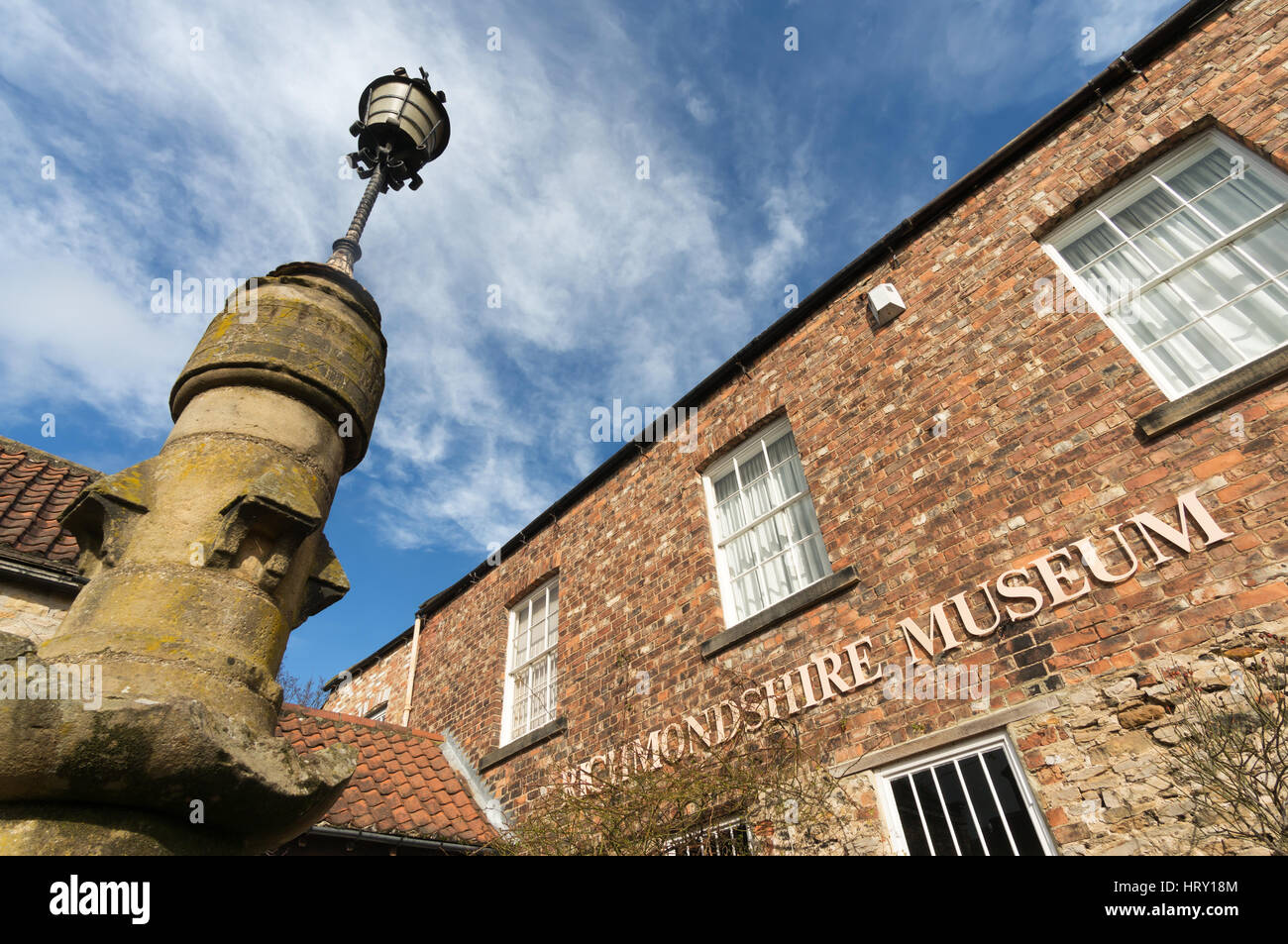 Richmondshire museum building, Richmond, North Yorkshire, England, UK Stock Photo
