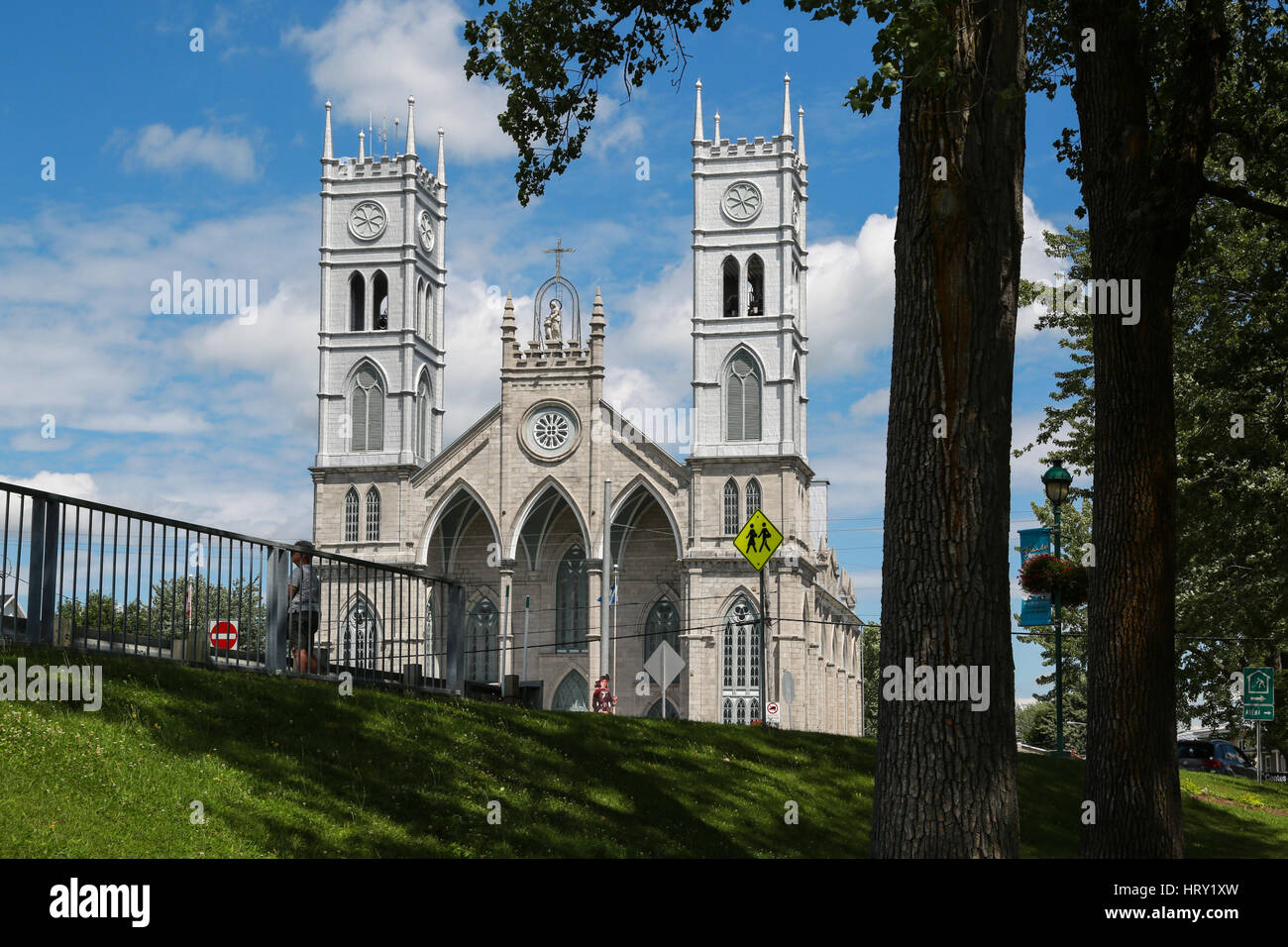 Eglise Sainte-Anne-de-la-Perade Stock Photo