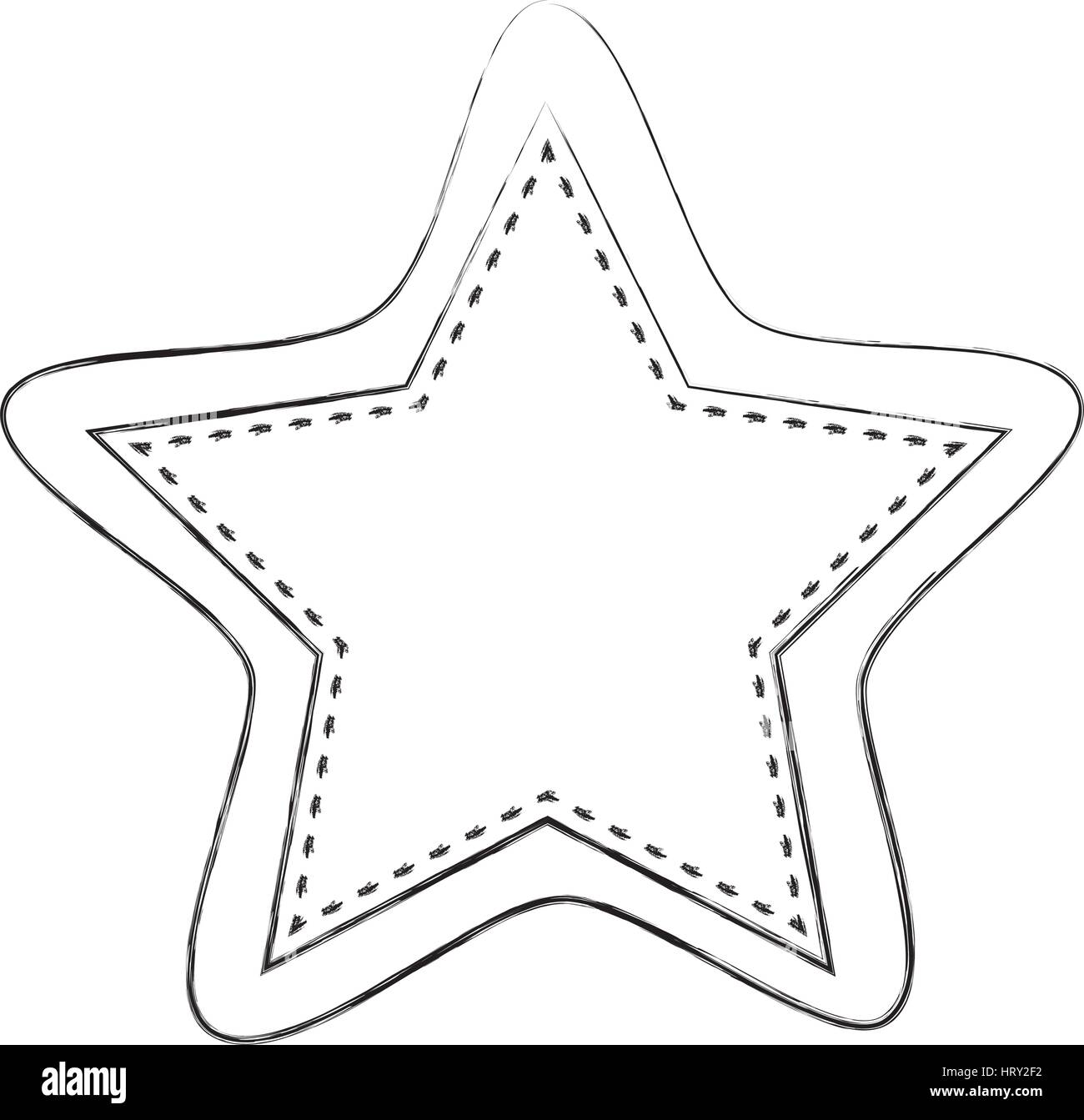 Star shape Black and White Stock Photos & Images - Alamy