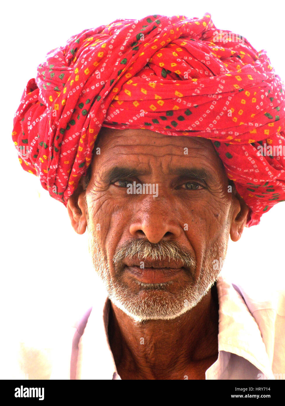 Brightly coloured turban (Traditional Cap), Rajasthan, India (Photo Copyright © by Saji Maramon) Stock Photo