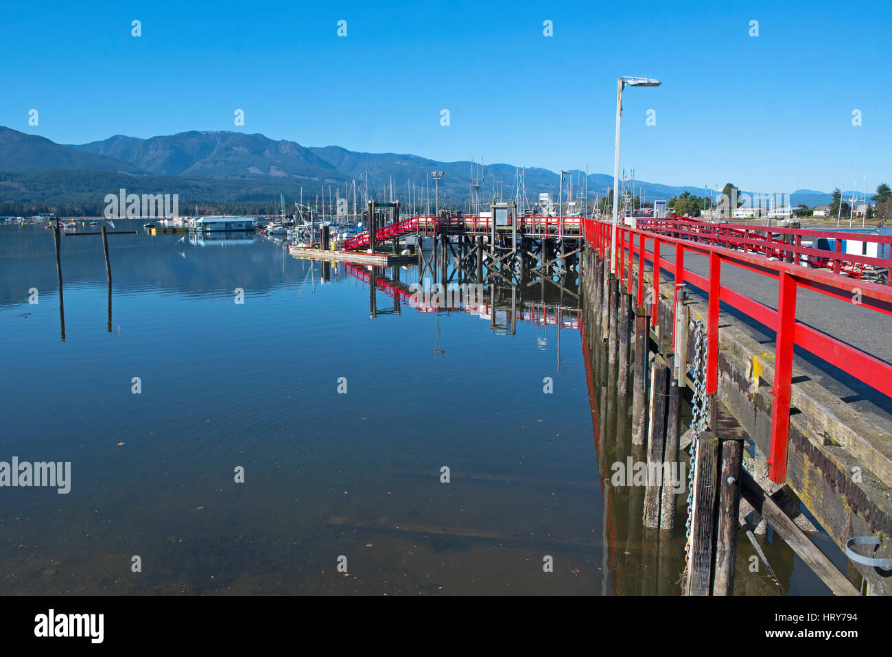 Commercial fishing and aquaculture vessels at the Deep Bay Moorings on