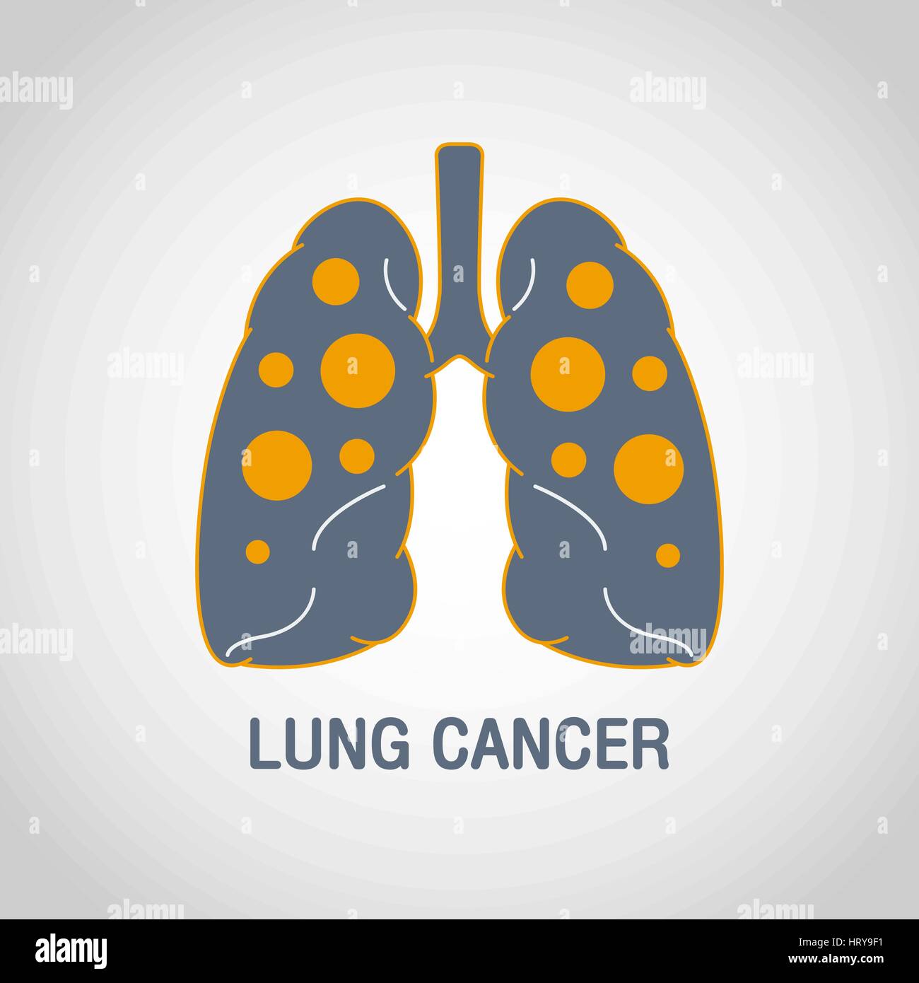 Lung Cancer Vector Logo Icon Stock Photos & Lung Cancer Vector Logo ...