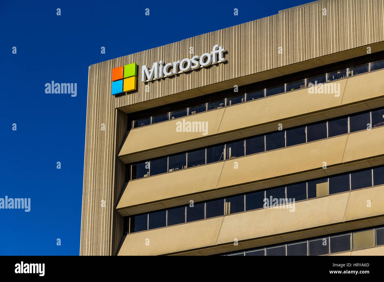 Indianapolis - Circa October 2016: Microsoft Midwest District Headquarters IV Stock Photo