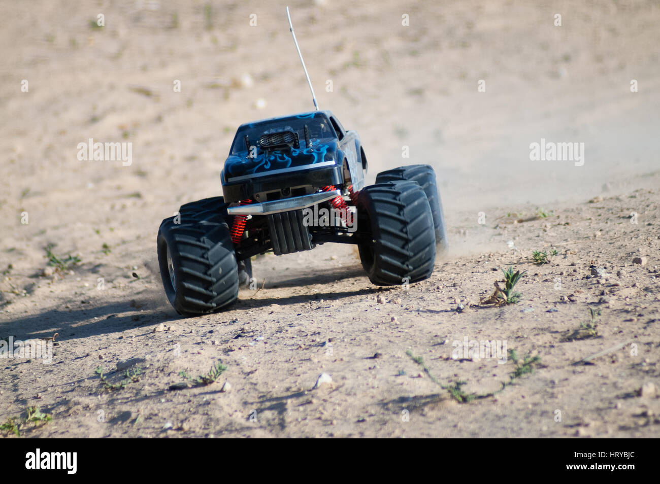rc model car turning at high speed Stock Photo Alamy