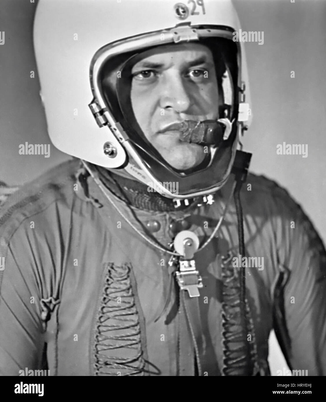 GARY POWERS (1929-1977) American pilot shot down in a CIA U-2 spy plane over the Soviet Union in 1960 Stock Photo