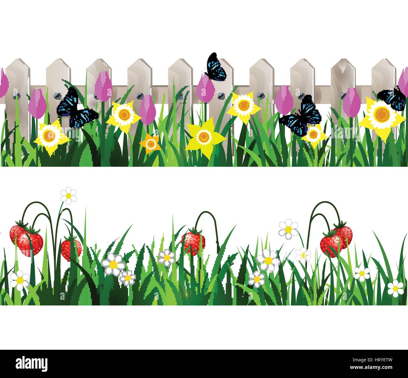 Green Grass seamless Stock Vector Image & Art - Alamy
