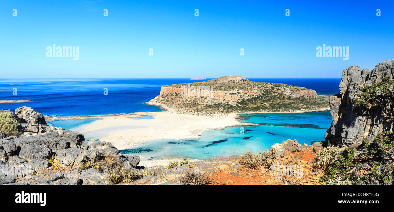 Balos Beach, Gramvousa, Crete, Greece Stock Photo