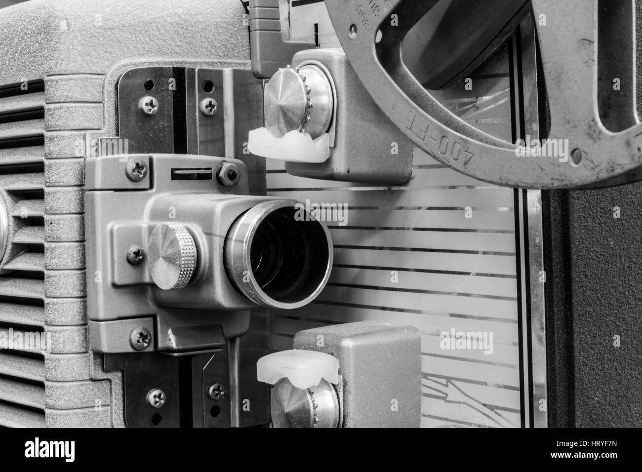 Antique Film Projector from the 1940s or 1950s IV Stock Photo