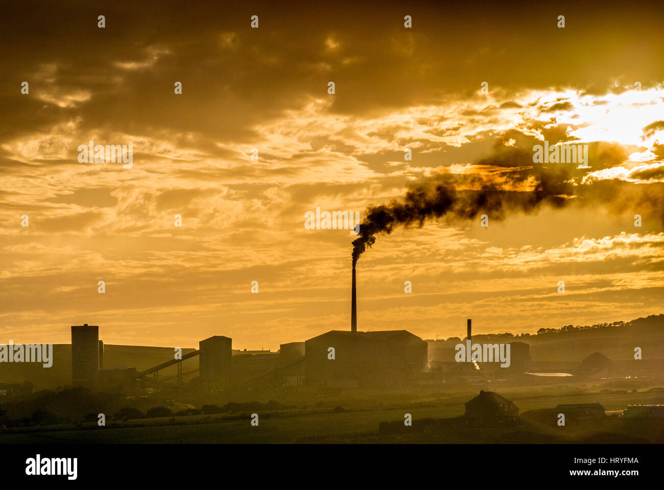 Boulby Mine, operate by Cleveland Potash Limited Stock Photo