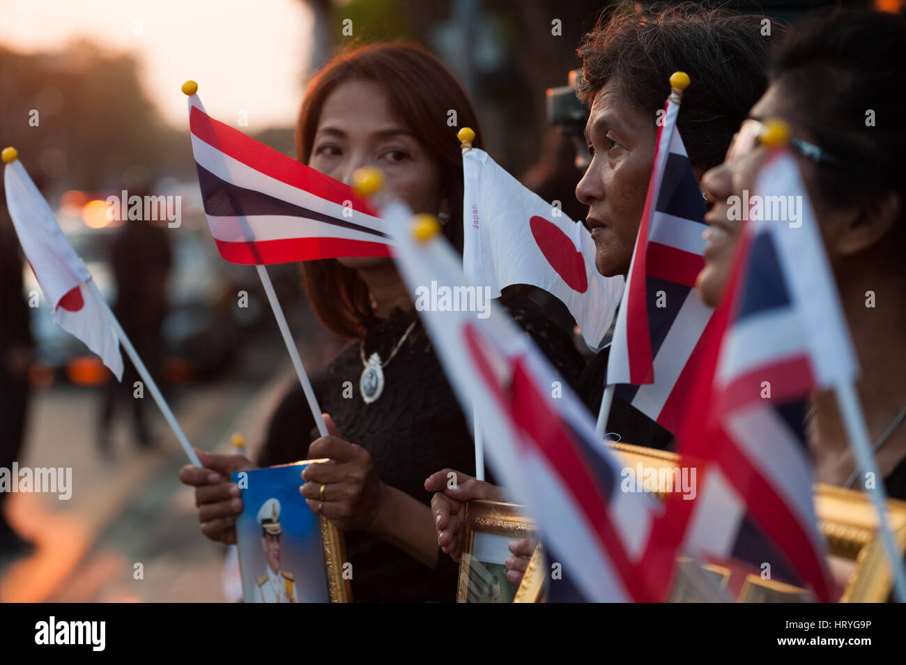 Bangkok, Thailand. 05th Mar, 2017. Japan's Emperor couple visit