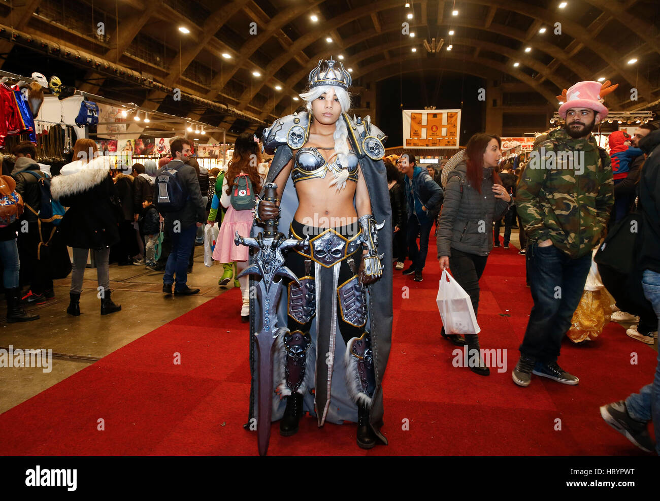 Brussels Belgium 5th Mar 17 A Cosplayer Poses At Made In Asia Animation And Cartoon Products Fair In Brussels Belgium On March 5 17 Credit Ye Pingfan Xinhua Alamy Live News Stock Photo Alamy
