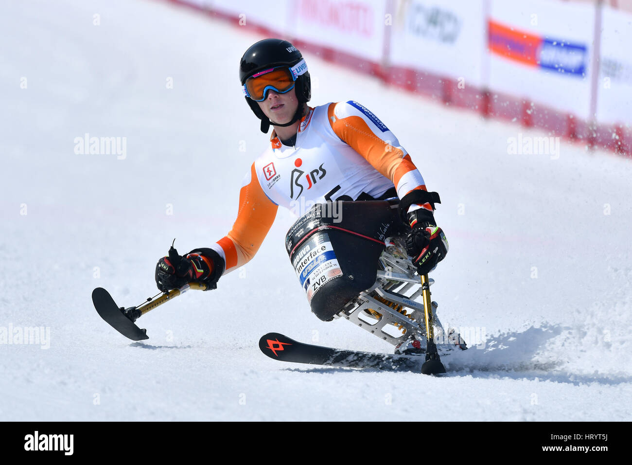 Hakuba Happo One, Nagano Japan. 5th Mar, 2017. Jeroen Kampschreur (NED