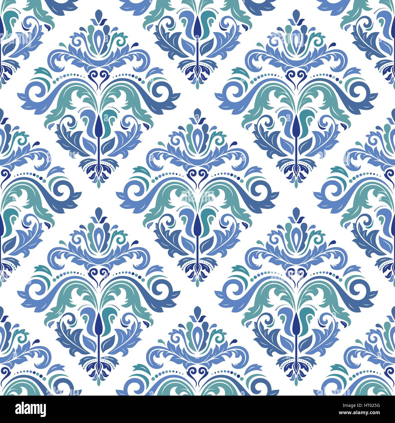 Damask Seamless Vector Background Stock Vector Image & Art - Alamy