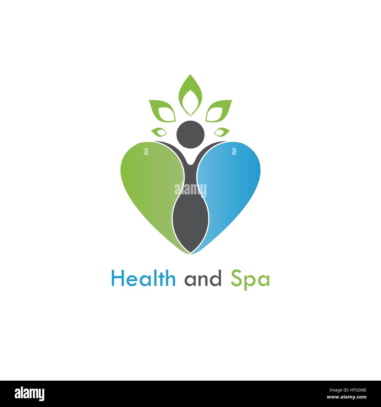Health & spa vector logo design template.Healthcare & Medical symbol