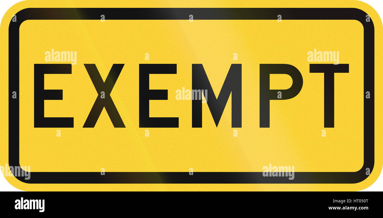 United States MUTCD road sign - Exempt Stock Photo - Alamy