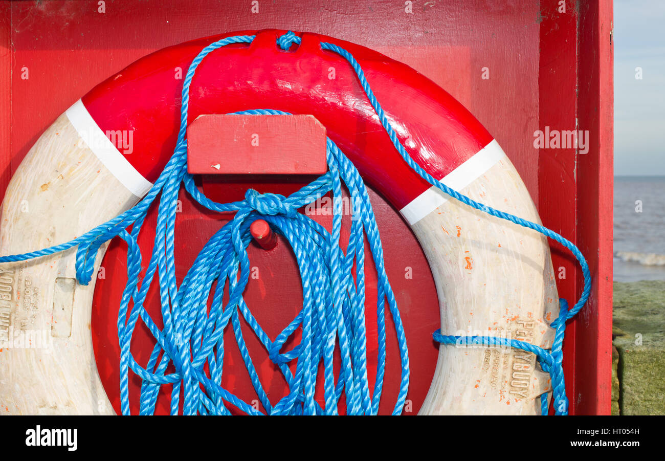 lifebuoy Lifesaving emergency equipment Stock Photo