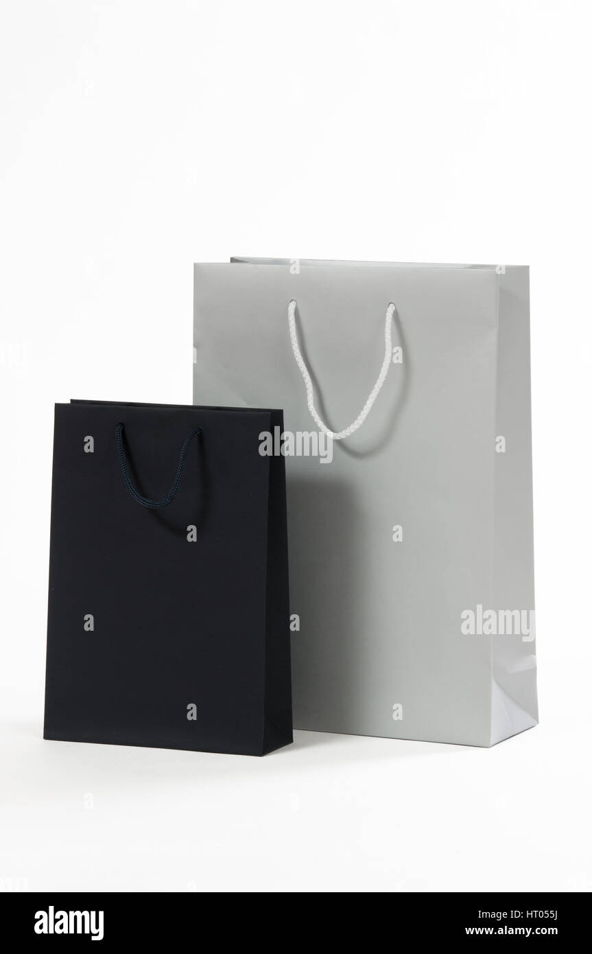 Silver black paper bag hi-res stock photography and images - Alamy