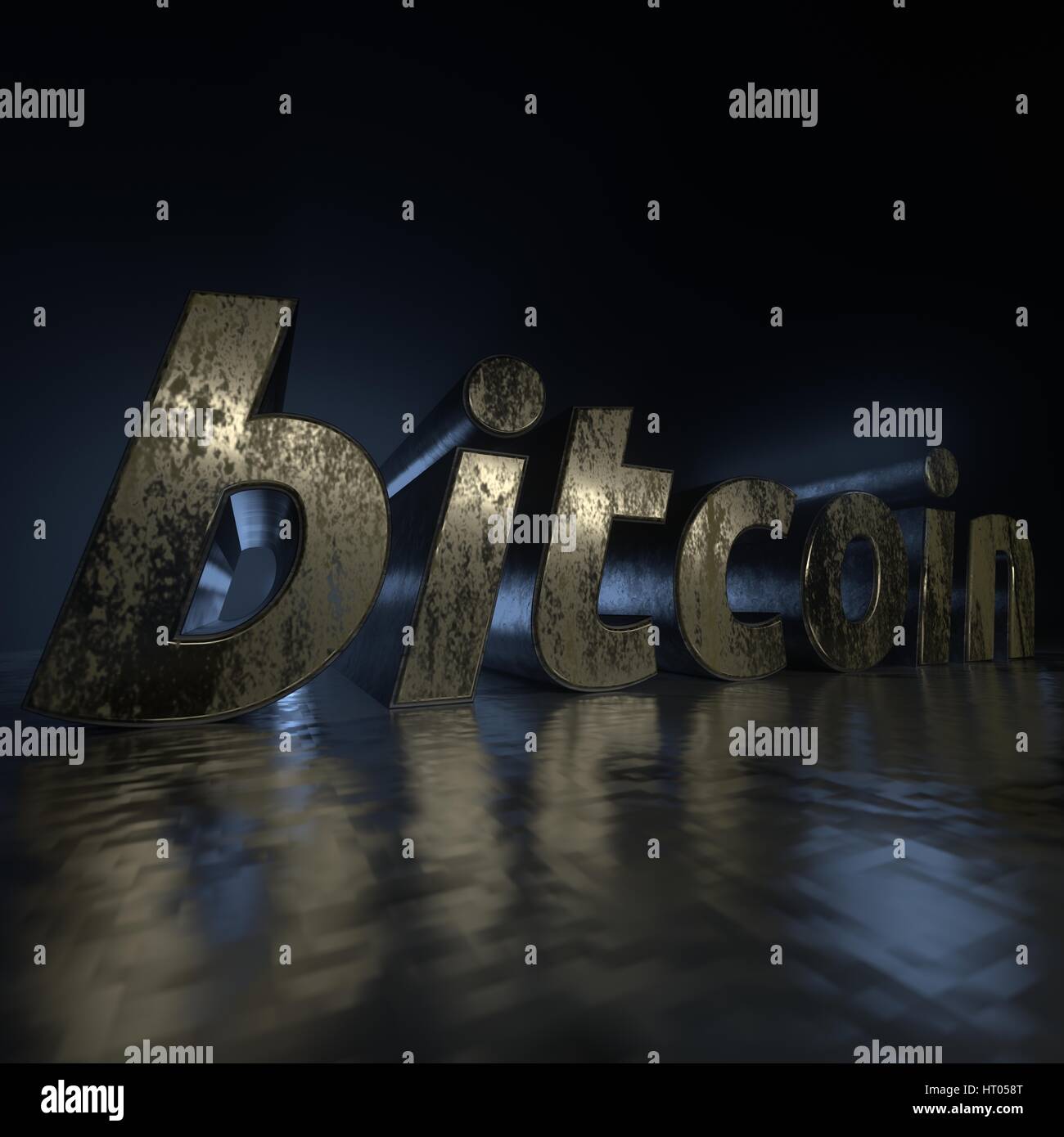 Bitcoin Mural Wallpaper | Modern Geometric Art Design main image 0
